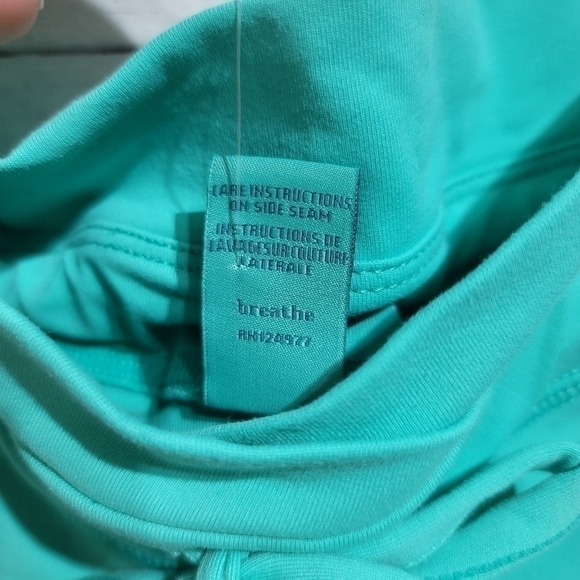 PRANA AQUA CROP ATHLETIC LEGGINGS, SZ MEDIUM - Picture 3 of 5